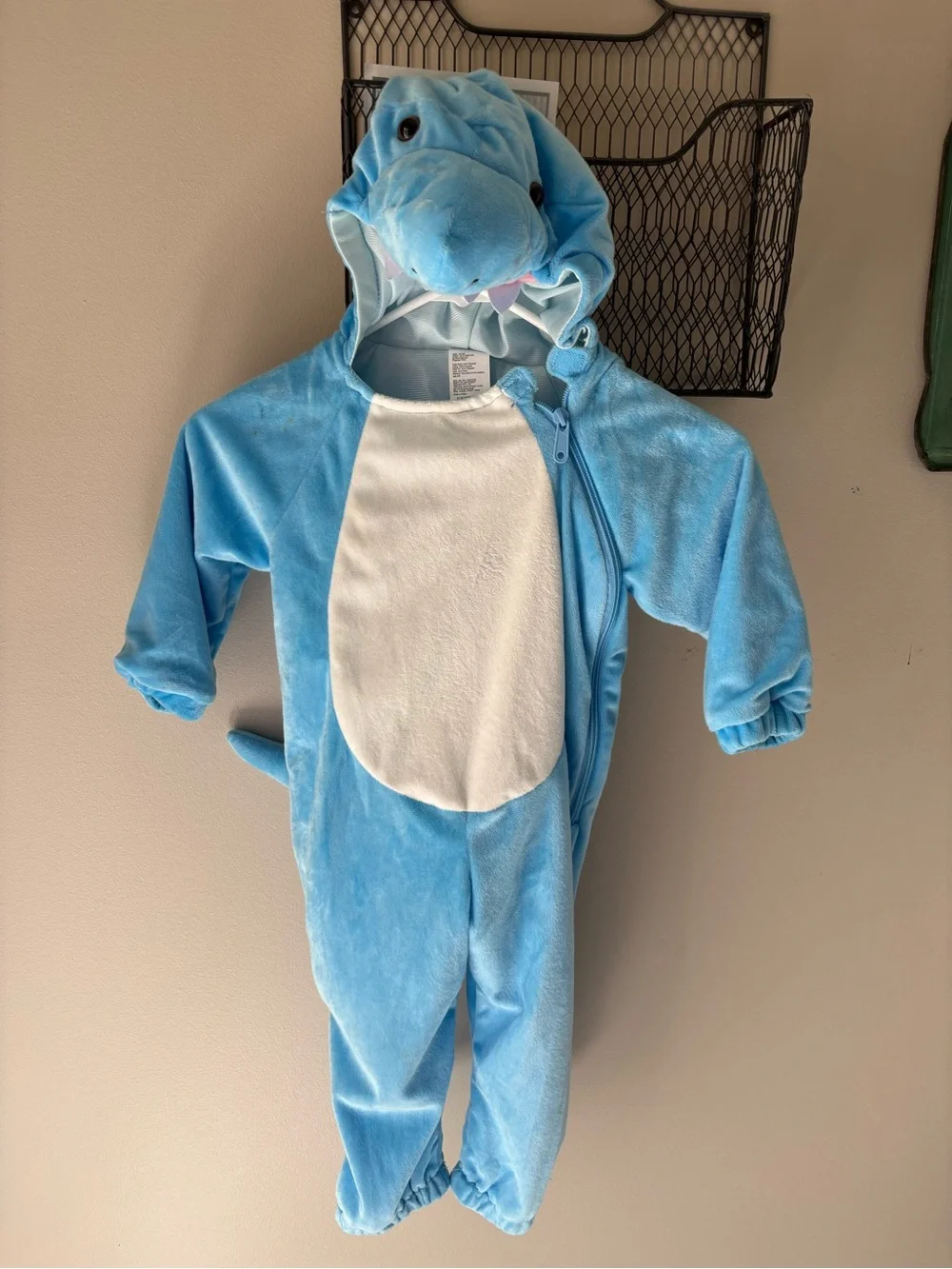 Baby Shark Costume Hooded One-Piece Toddler 18/24 Month